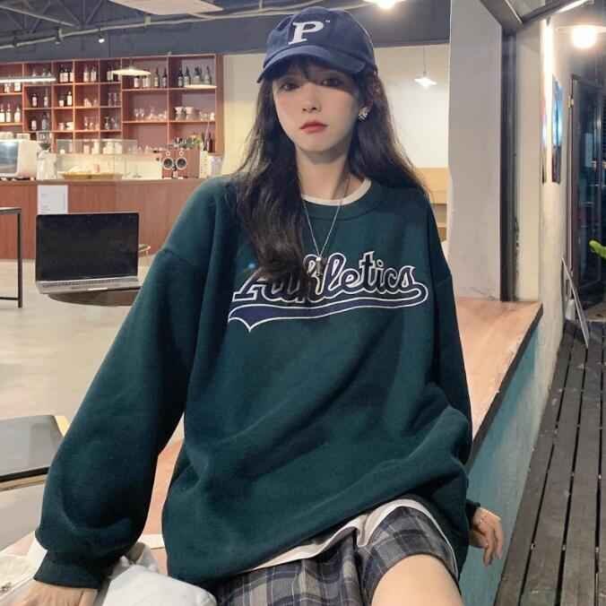M-XL 長袖パーカー 春秋 カジュアル XL グリーン