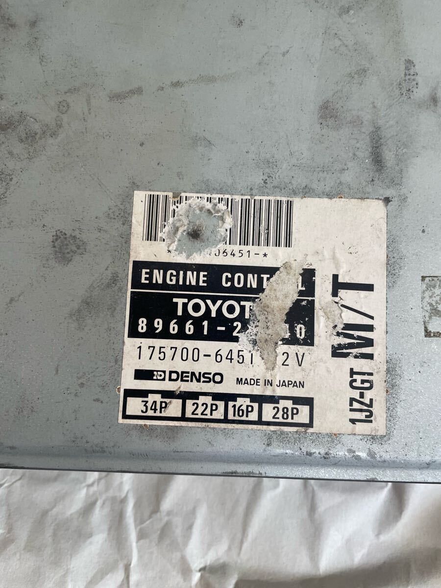 エンジンコンピューター MT マニュアル トヨタ ECU JZX90 1JZ エンジンコンピューター MT マニュアル トヨタ ECU JZX90 1JZ