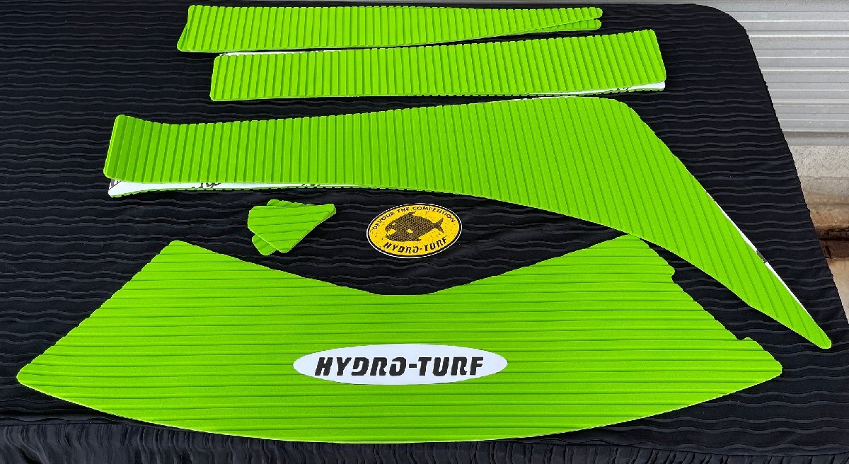 ★初売りセール★《HT62CGPLG》HYDRO-TURF KAW　ハイドロターフ デッキマット カワサキ ウルトラ ライムグリーン