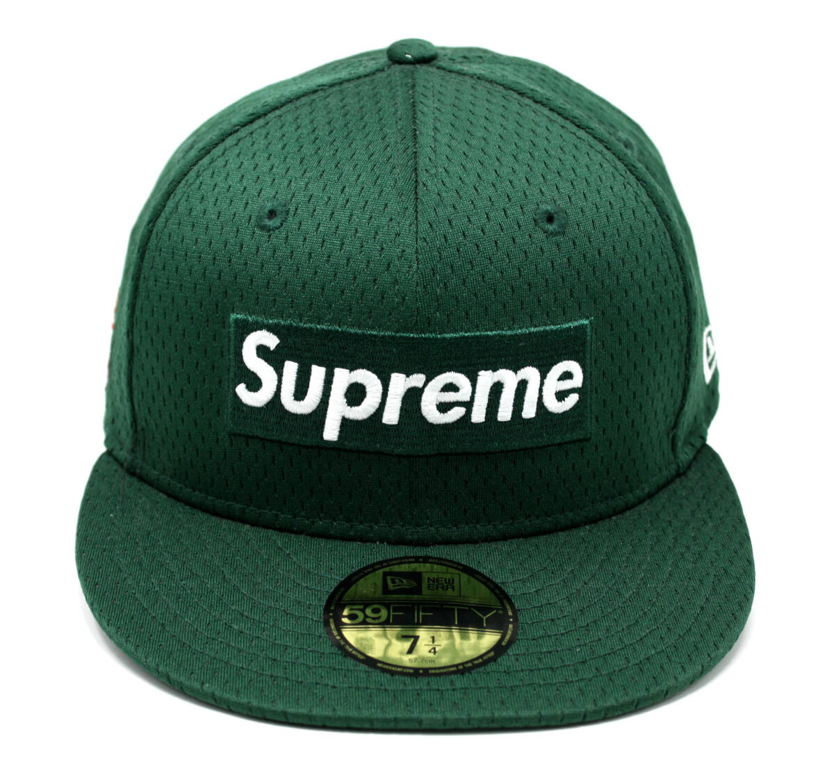 * прекрасный товар *Supreme × NEW ERA Supreme New Era 18ss 59FIFTY Box Logo сетка box Logo колпак 7 1/4 (57.7cm) зеленый 