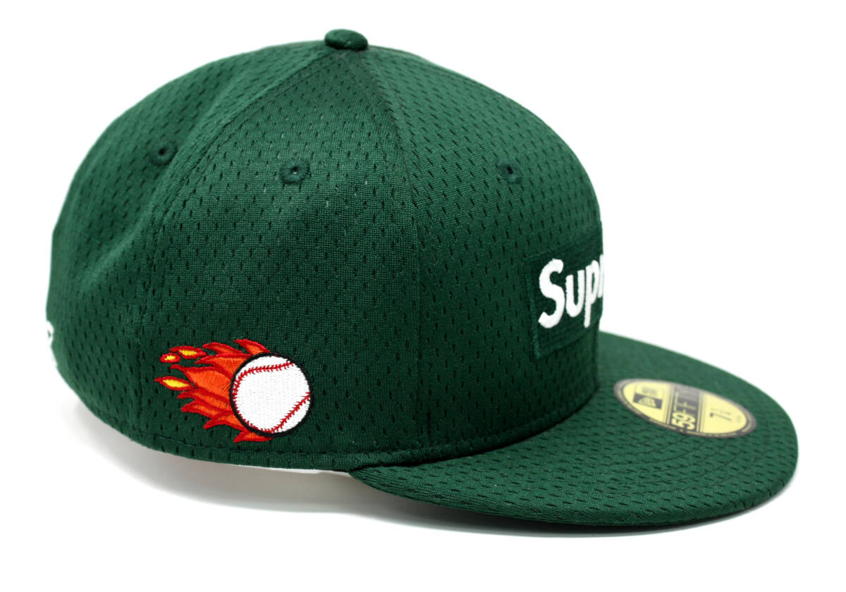 * прекрасный товар *Supreme × NEW ERA Supreme New Era 18ss 59FIFTY Box Logo сетка box Logo колпак 7 1/4 (57.7cm) зеленый 