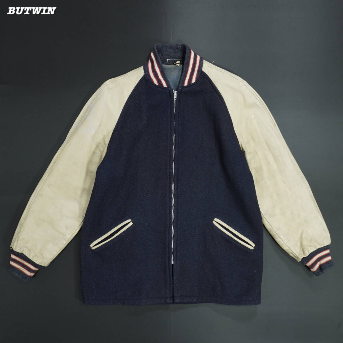 BUTWIN VARSITY JACKET 40 1960s 1970s JA2253 Vintage バトウィン バーシティージャケット スタジャン 60年代 70年代 ヴィンテージ