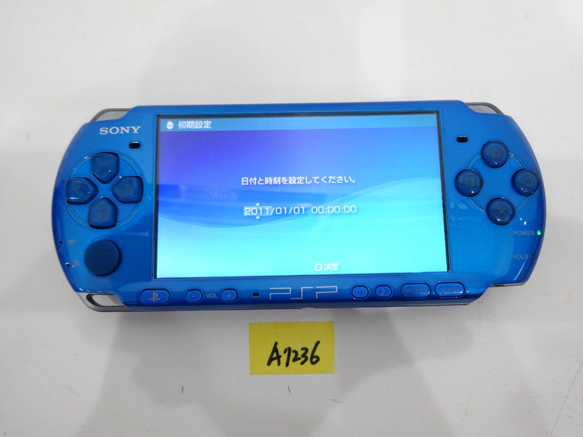 SONY プレイステーションポータブル PSP-3000 動作品 本体のみ　A7236