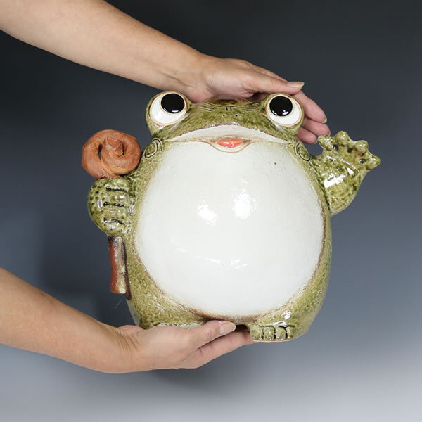 信楽焼 蛙 置物 かえる 陶器 縁起物 かわいい カエル おしゃれ 信楽焼 蛙 置物 かえる 陶器 縁起物 かわいい カエル おしゃれ