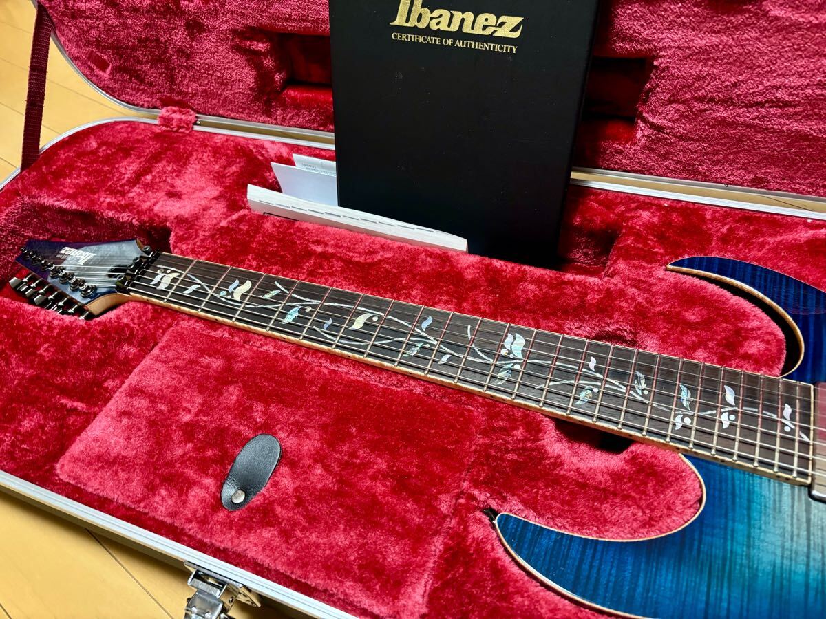 Ibanez j.custom RG8527Z SDE ソーダライト 7弦 Nemophila 葉月 Ibanez j.custom RG8527Z SDE ソーダライト 7弦 Nemophila 葉月