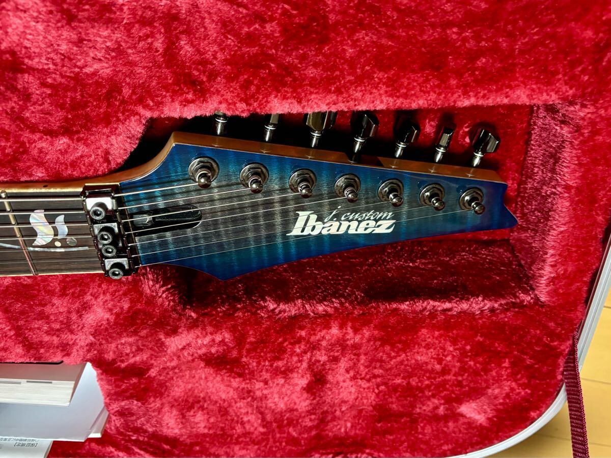 Ibanez j.custom RG8527Z SDE ソーダライト 7弦 Nemophila 葉月 Ibanez j.custom RG8527Z SDE ソーダライト 7弦 Nemophila 葉月