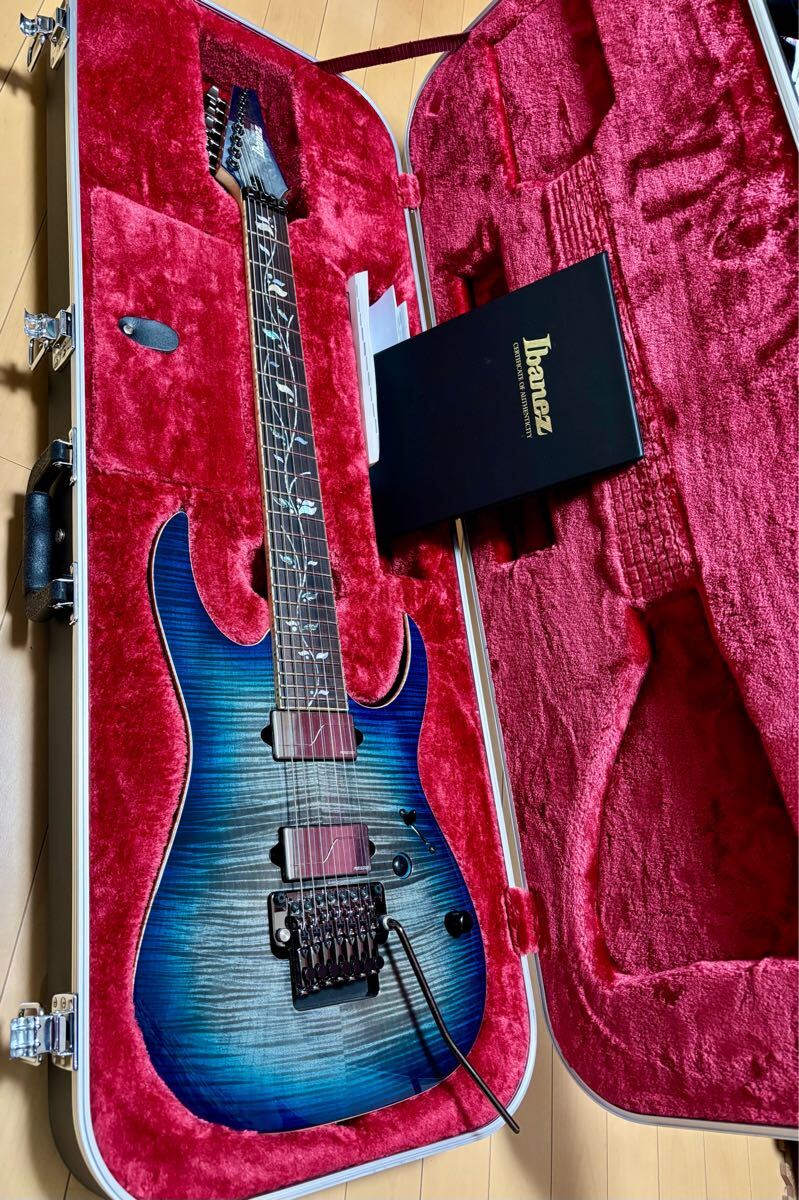 Ibanez j.custom RG8527Z SDE ソーダライト 7弦 Nemophila 葉月 Ibanez j.custom RG8527Z SDE ソーダライト 7弦 Nemophila 葉月