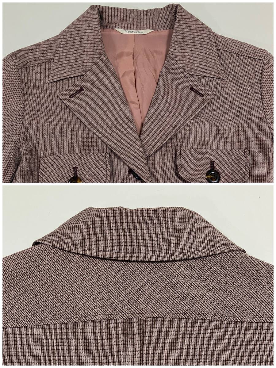 90s 00s Hysterics HYSTERIC GLAMOUR ツイード セットアップ ジャケット フレアパンツ ヒステリックグラマー Y2K VINTAGE archive 4110427