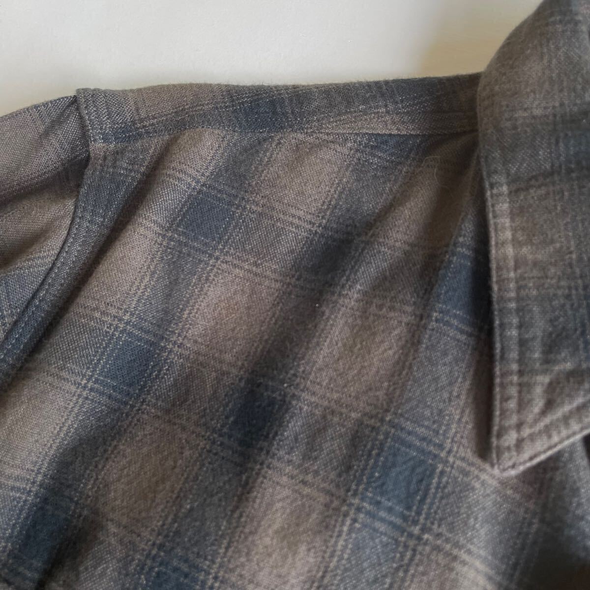 新品/キムタク着】RRL “Ombre Canvas Work Shirt” L オンブレ 新品/キムタク着】RRL “Ombre Canvas Work Shirt” L オンブレ