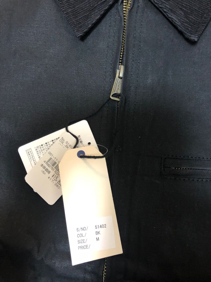  новый товар не использовался hyu- камень DUCK ZIP WORK JACKET 51402 черный 