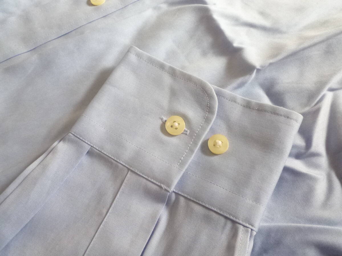 新品 KIRKLAND　カークランド★上質コットン100　ノンアイロン　水色　メンズ　シャツ　XL相当　16 1/2-32　42-81_画像2