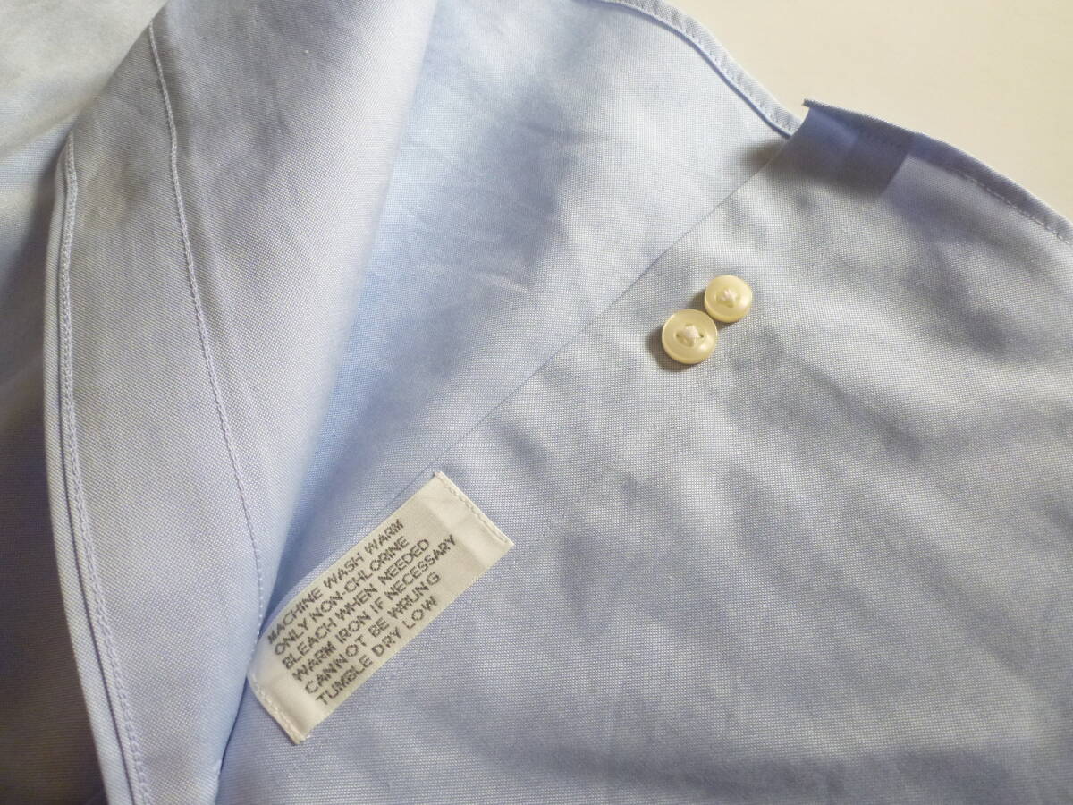 新品 KIRKLAND　カークランド★上質コットン100　ノンアイロン　水色　メンズ　シャツ　XL相当　16 1/2-32　42-81_画像3
