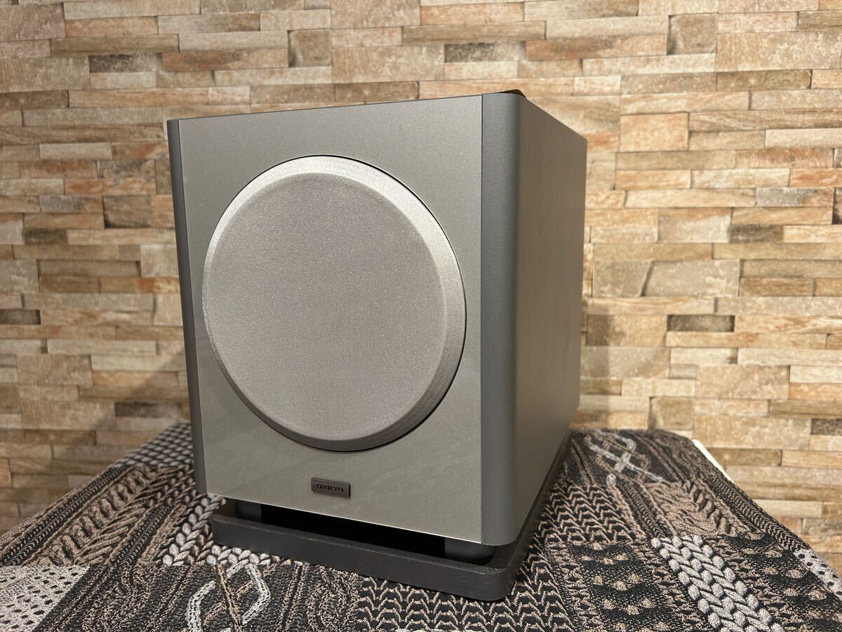 01196 ONKYO / Onkyo сабвуфер SWA-V50 акустическое оборудование звуковая аппаратура выставленный товар 