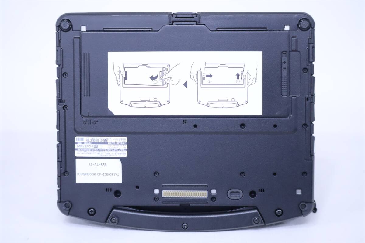 即配 良品 Windows11 超堅(jiān)牢 防水防塵 タッチパネル 2in1 タブレット TOUGHBOOK CF-20E0385VJ i5-7Y57 RAM4GB SSD128GB 10.1WUXGA