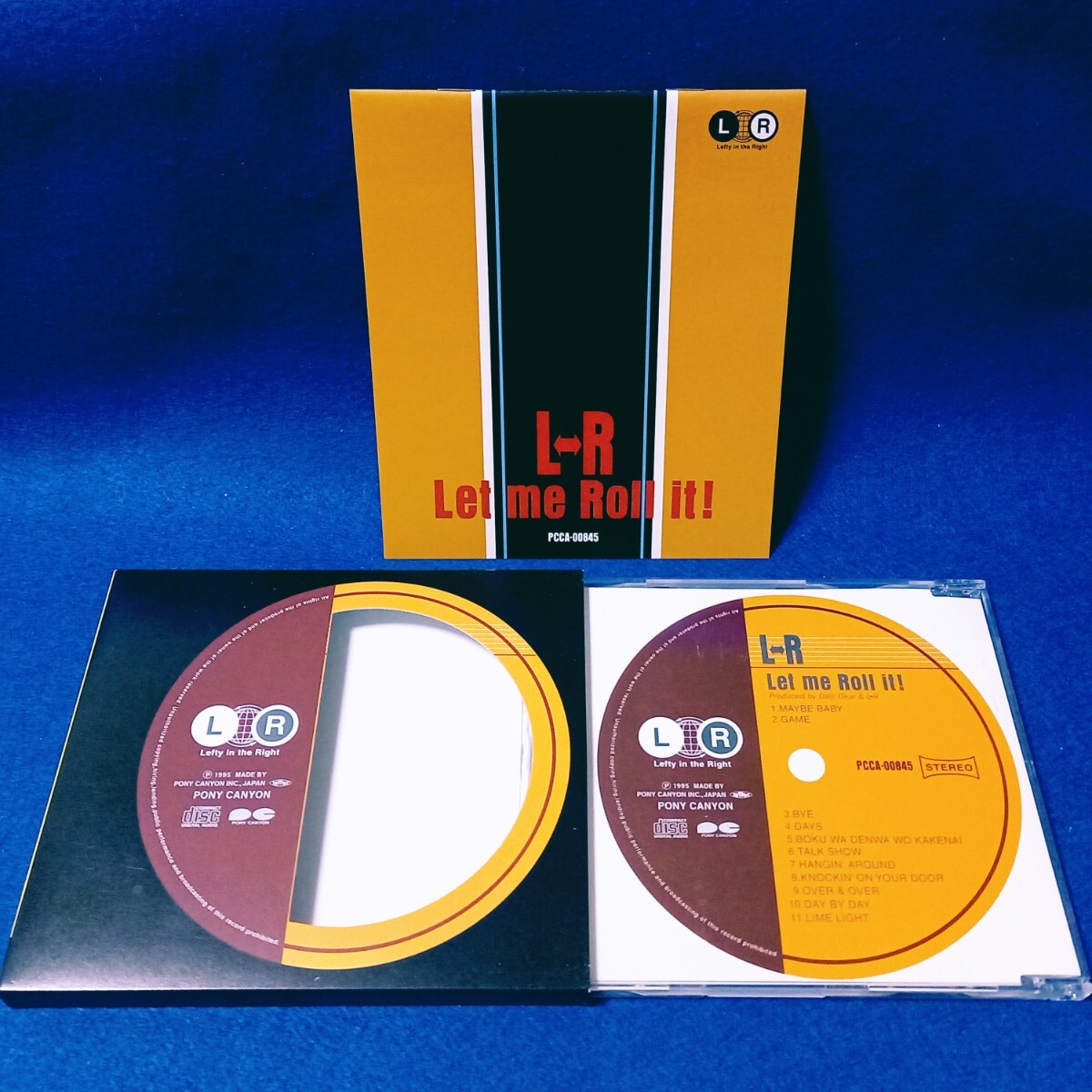 ☆良品☆ L⇔R / Let me Roll it! アルバム CD 全11曲 スリーブケース付 LR エルアール 黒沢健一 黒沢秀樹 KNOCKIN' ON YOUR DOOR/BYE/GAME_画像1