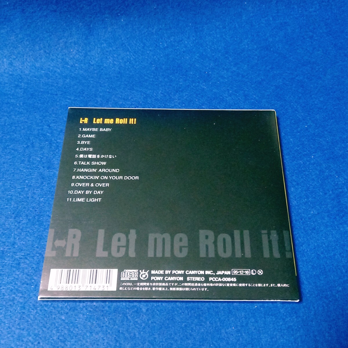 ☆良品☆ L⇔R / Let me Roll it! アルバム CD 全11曲 スリーブケース付 LR エルアール 黒沢健一 黒沢秀樹 KNOCKIN' ON YOUR DOOR/BYE/GAME_画像2