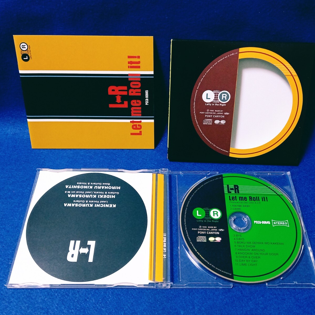 ☆良品☆ L⇔R / Let me Roll it! アルバム CD 全11曲 スリーブケース付 LR エルアール 黒沢健一 黒沢秀樹 KNOCKIN' ON YOUR DOOR/BYE/GAME_画像3