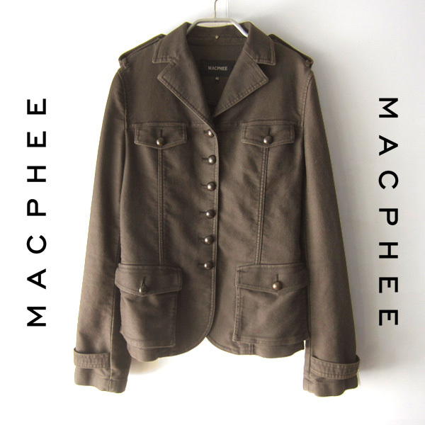 美品　MACPHEE／マカフィー★　ミリタリー　コットンジャケット