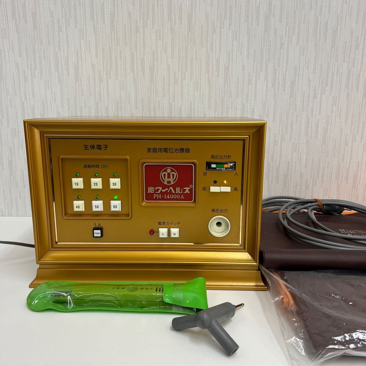 パワーヘルス PH-14000A 家庭用電位治療器 検電器 マット 付属品 パワーヘルス PH-14000A 家庭用電位治療器 検電器 マット 付属品