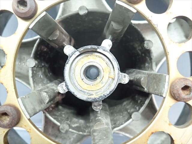 β250116-1 ヤマハ マジェスティ125 5CA キャブ車 純正 フロントホイール 振れ無(wú) リム打ち無(wú) タイヤは要交換で