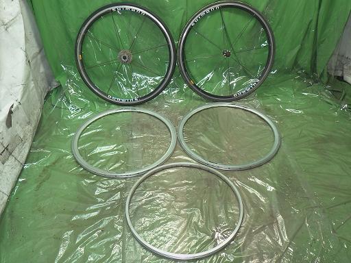 自転車用 ホイールとタイヤホイール 5点セット