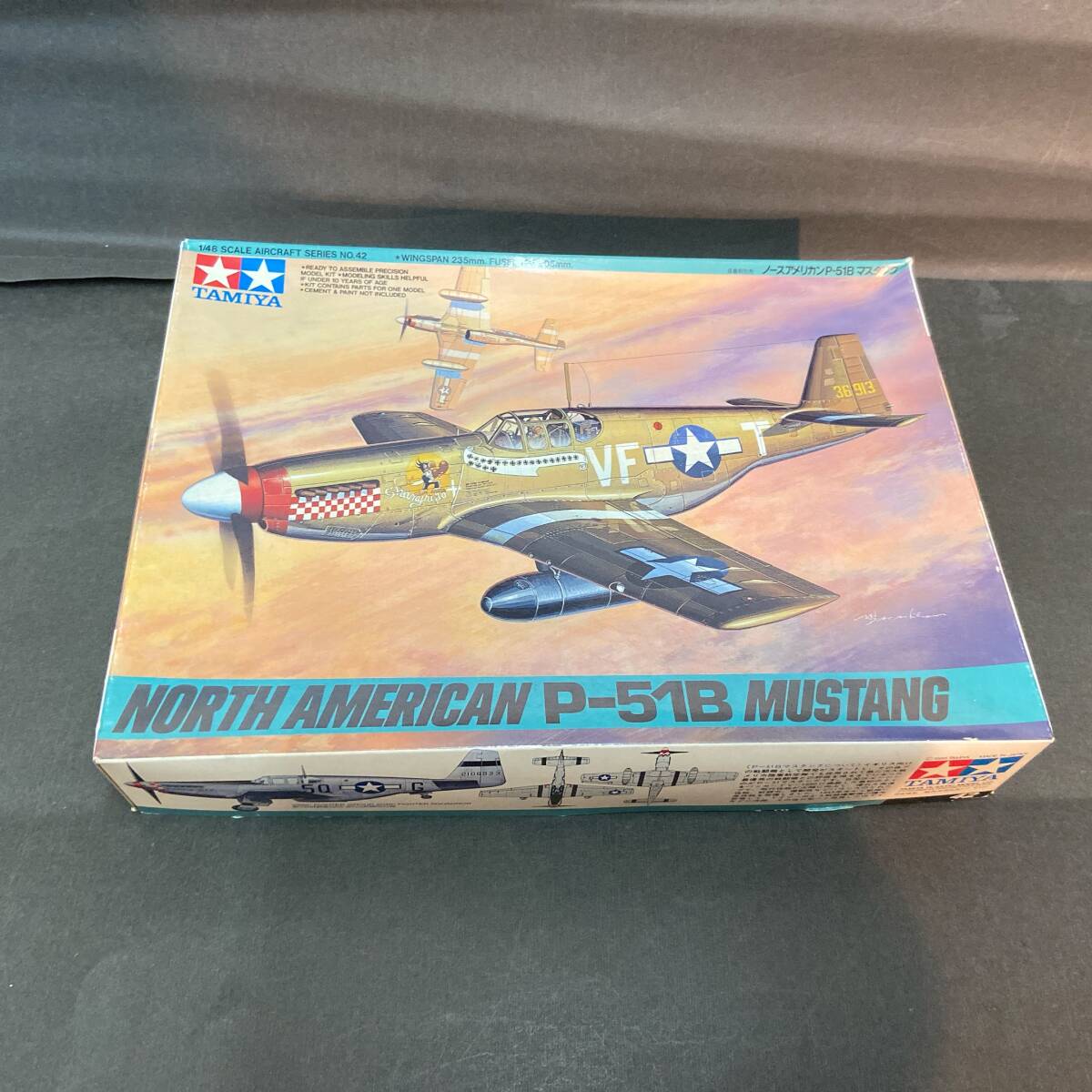 ☆★☆ 　　タミヤ　1/48 P-51Bムスタング　　　未組み立て　☆★☆