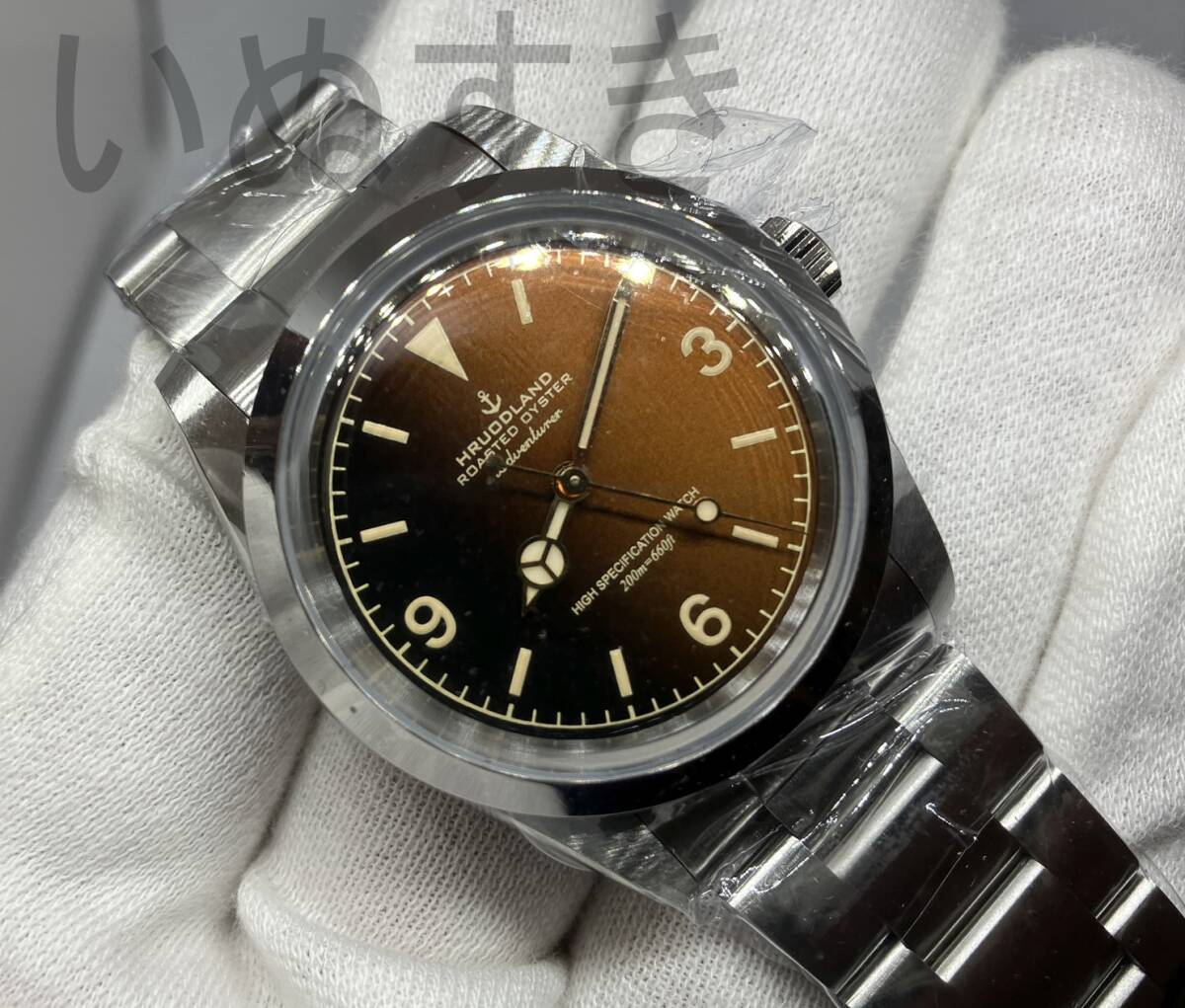 Hruodland f029 「ROASTED OYSTER」- 36mm トロピカルダイヤルの Hruodland f029 「ROASTED OYSTER」- 36mm トロピカルダイヤルの