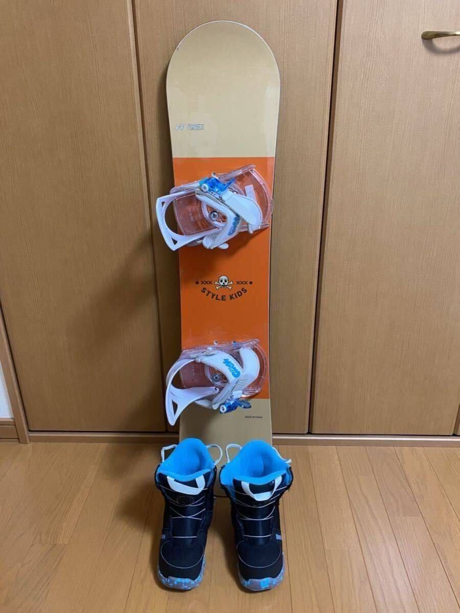美品！ ヨネックス YONEX STYLE KIDS 100cm バートン バイン Burton ブーツ 19.5㎝ 3点セット