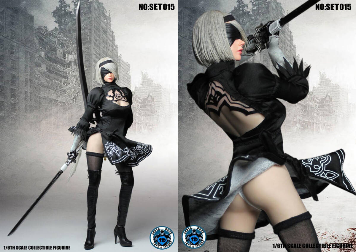 1/6 フィギュア NieR:Automata 2B コスチューム ヘッド ボディ3 1/6 フィギュア NieR:Automata 2B コスチューム ヘッド ボディ3