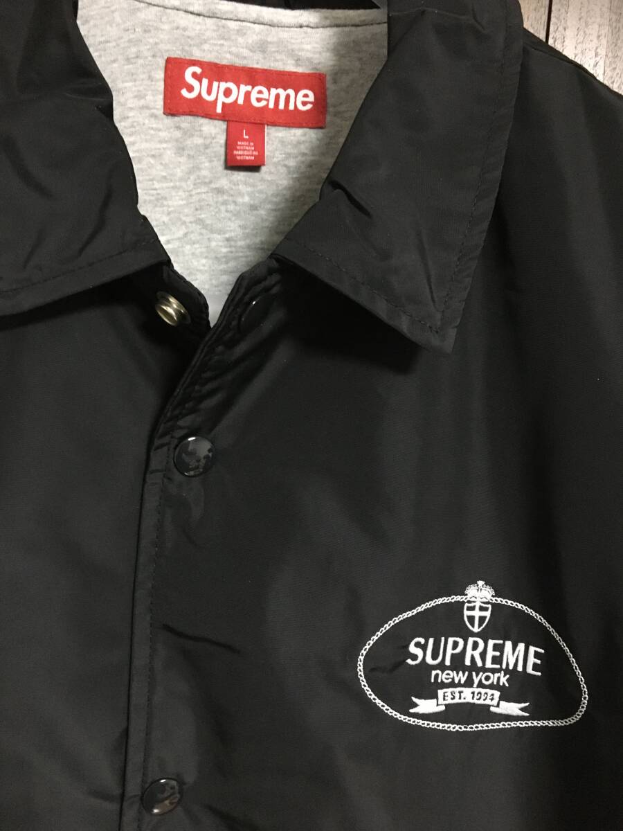 新品 L シュプリーム Supreme Crest Coaches Jacket クレスト 新品 L シュプリーム Supreme Crest Coaches Jacket クレスト