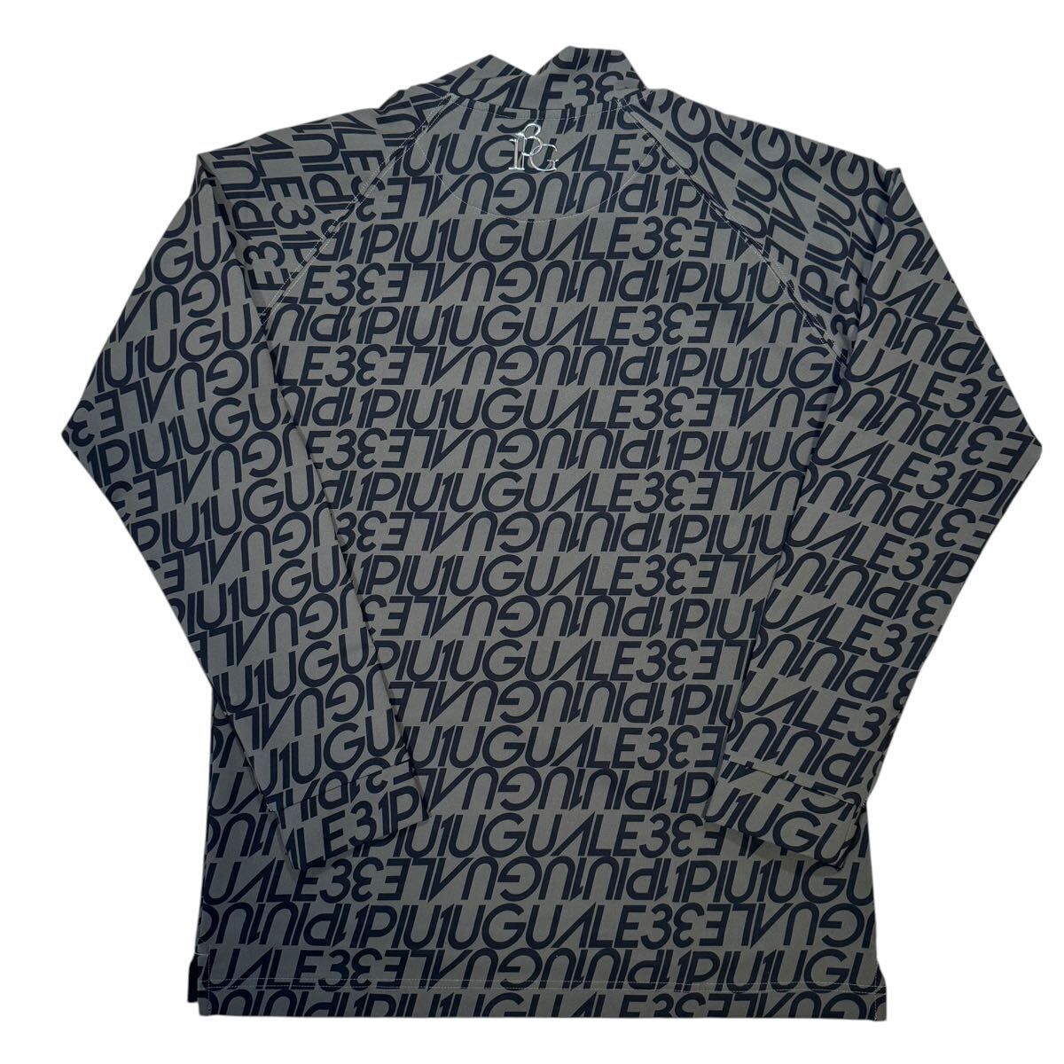 新品1PIU1UGUALE3 GOLF定3.3万クレイジー柄モックネックTシャツ 新品1PIU1UGUALE3 GOLF定3.3万クレイジー柄モックネックTシャツ