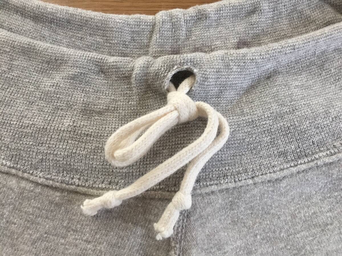 60's アメリカ ヴィンテージ スウェット パンツ 里起毛 Lサイズ 95%COTTON 5%ACRYLIC ヘザーグレー 杢グレー 古著 used ※ダメージあり 