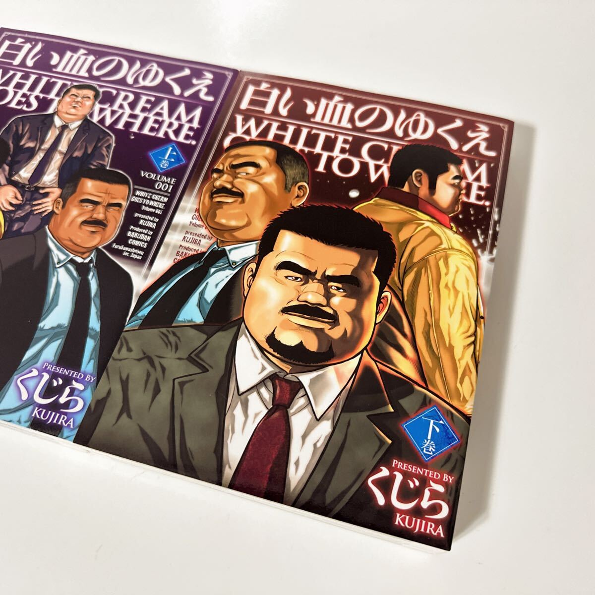 初版 白い血のゆくえ 上下巻 くじら ゲイコミック