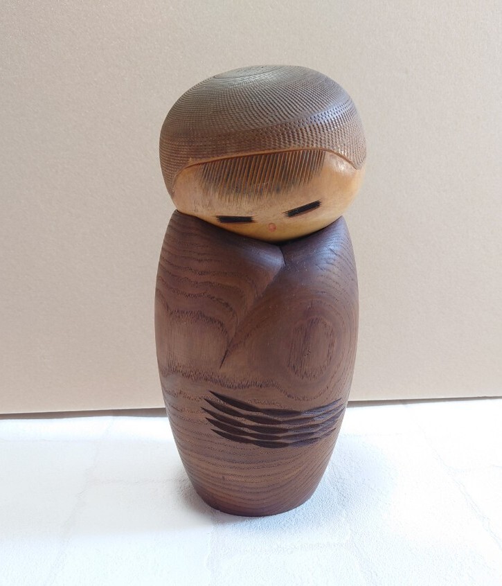 創作こけし 渡辺正雄　きかん坊　23cm 郷土玩具 伝統工芸 昭和レトロ