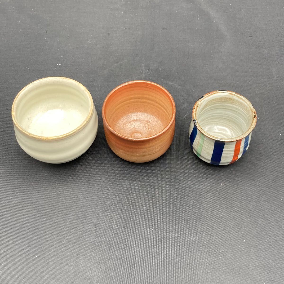 m1024601-8ぐい呑み おちょこ お猪口 盃 骨董 骨董品 陶芸和食器 酒 アンティーク 年代物 日本酒 焼物 陶芸品 陶器 _画像2