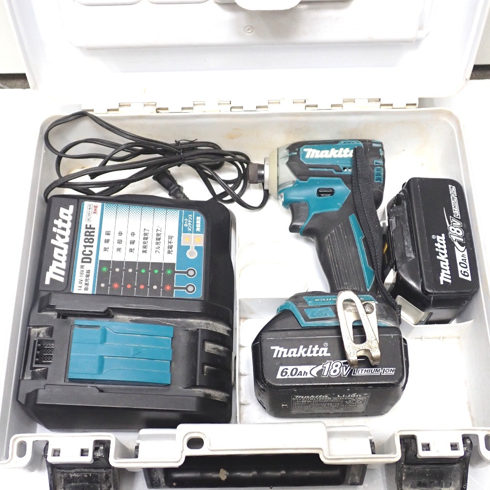 Ft617251 マキタ インパクトドライバ 6.0Ah 18V TD170D makita中古