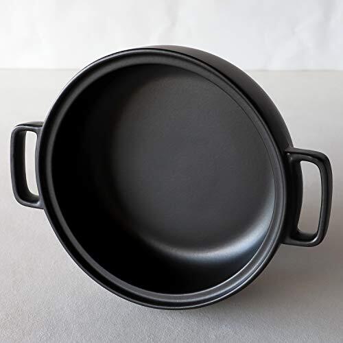 TAMAKI 土鍋 トート 3-4人用 ブラック 直径29.7×奥行23.6×高さ11cm 食器洗浄機・電子レンジ・オー_画像2