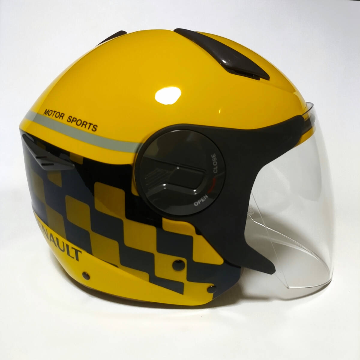 未使用 RENAULT ルノー RN-999W イエロー ヘルメット ダブル 未使用 RENAULT ルノー RN-999W イエロー ヘルメット ダブル