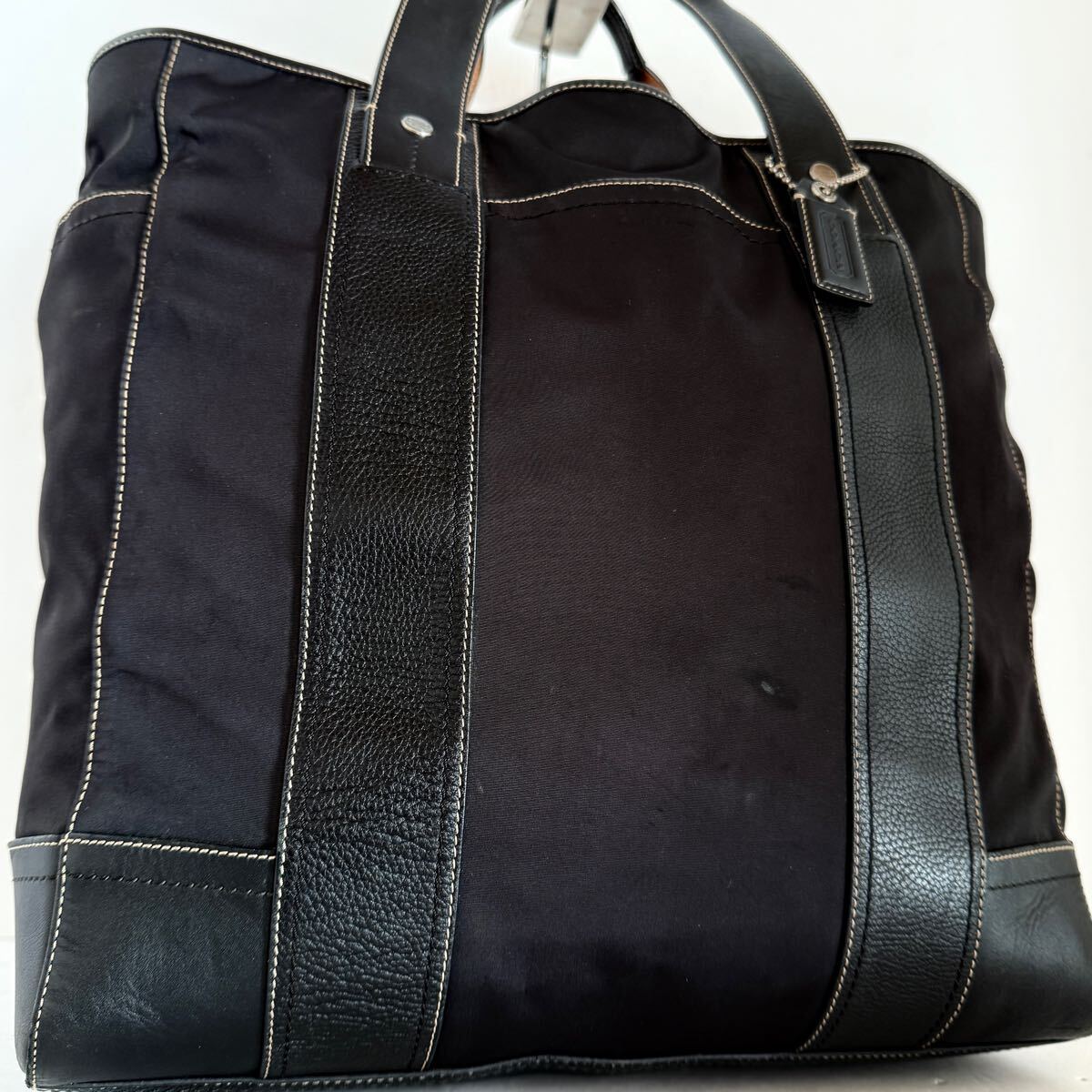 1円〜《 極美品 》 コーチ COACH トートバッグ レザー 本革 ブラック A4可 ビジネスバッグ 通勤 メンズ レディース ブリーフケース