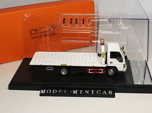 ▲超希少！白！限定品！GCD 1/64 五十鈴 ISUZU ELF イスズ tow trucks トラック 全金属