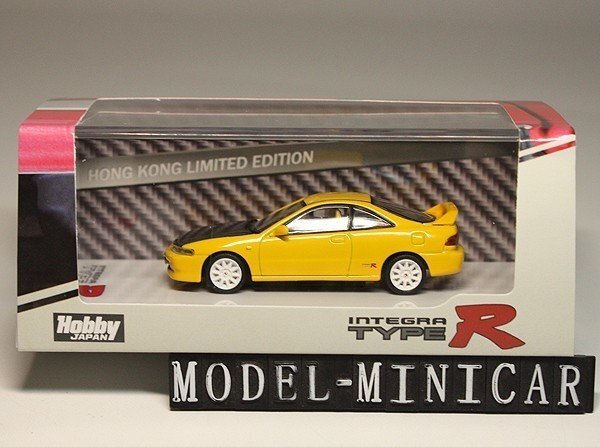 ▲最後1台！Hobby JAPAN 1/64 ホンダ インテグラ Type R (DC2) YELLOW 新品
