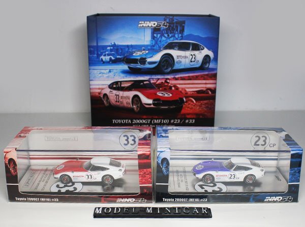 ▲超希少！2台！INNO 1/64 トヨタ Toyota TOYOTA 2000GT#23! SCCA 1968 Box Set Collection IN64-2000GT-SCCA68-BS 新品