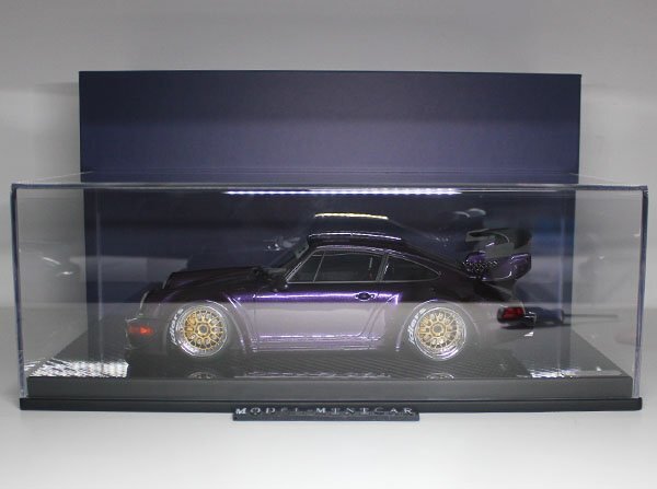 ▲最後1台！超貴重な！世界限定99台！TGM 1/18 ポルシェ Porsche 911 964 RWB RAUH-Welt Purple 新品 Resin Model