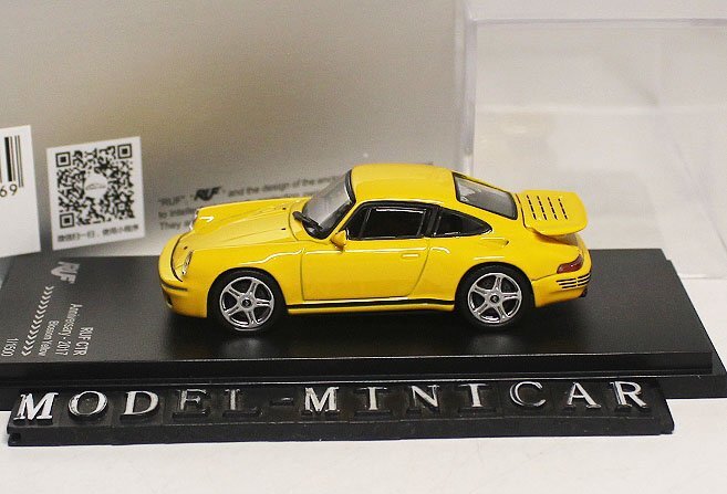 ▲入手困難！Yellow！世界限定！Almost Real 1/64 ポルシェ Porsche 911 RUF CTR 新品 AR