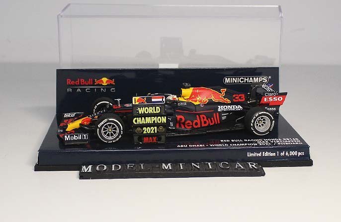 ▲入手困難！410212333！世界限定！PMA 1/43 RED BULL RACING HONDA RB16B MAX VERSTAPPEN F1 新品 Minichamps