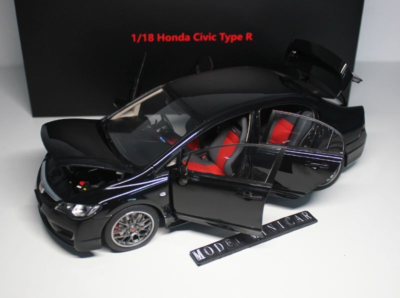 ▲全開閉!WELL 1/18 ホンダ Honda Civic シビック Type R FD2 金属製