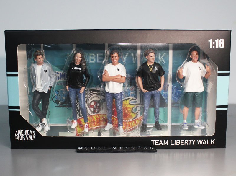 ▲超希少！American Diorama 1/18 LBWK Team Liberty Walk AD-90100 新品 Resin Model