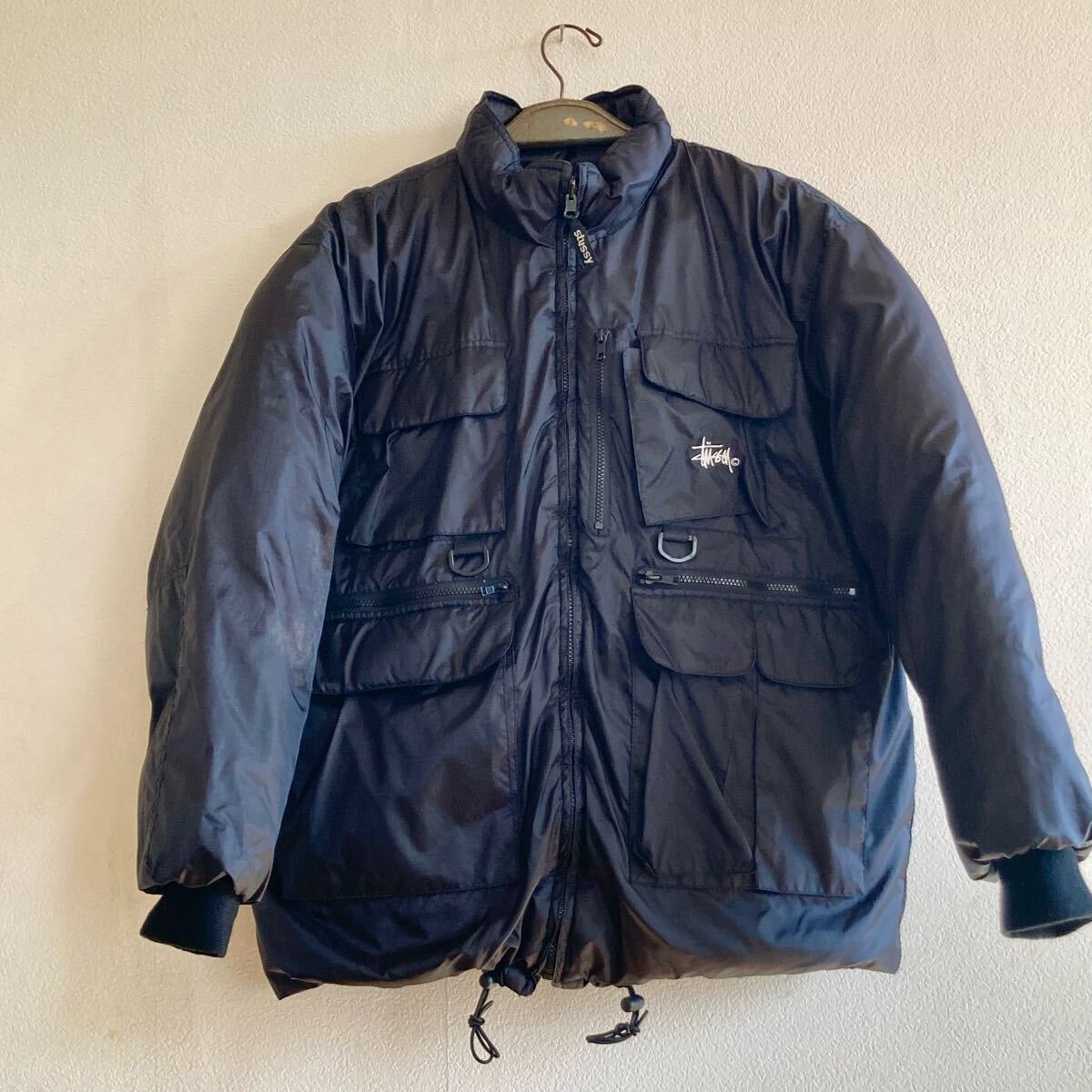90s OLD STUSSY フィッシング ダウンジャケット 谷着用 SPIEWAK 90s OLD STUSSY フィッシング ダウンジャケット 谷着用 SPIEWAK