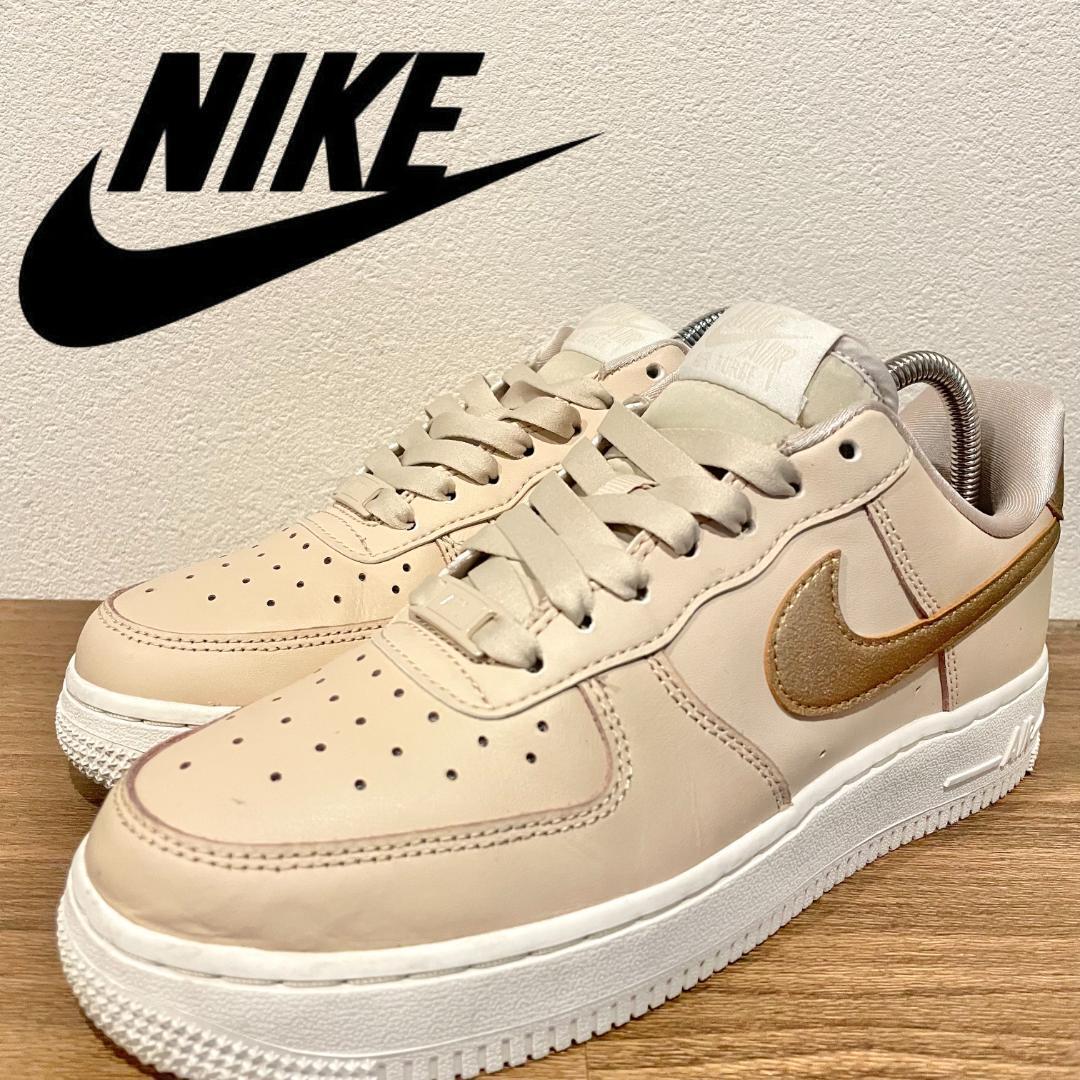 24cm NIKE ナイキ エア フォース 1 '07 ベージュ スニーカー