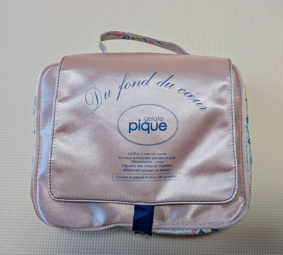 ★未使用★　ジェラートピケ　トラベルポーチ　／　ハンギングマルチポーチ　／ 　吊り下げ可　仕分けバック　gelato Pique　_画像1